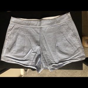 J. Crew seersucker shorts